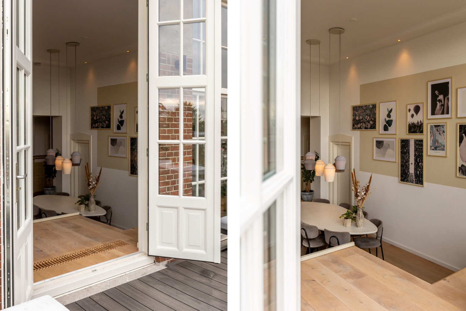 Openslaande deuren naar terras