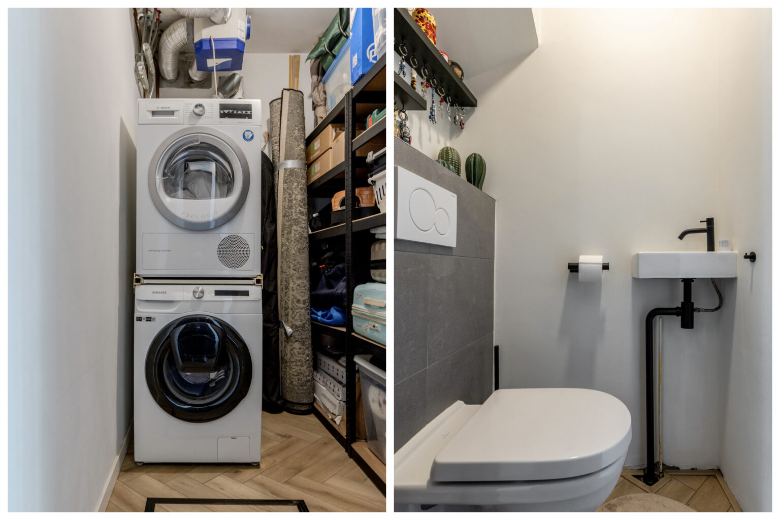 Inpandige berging / separaat toilet