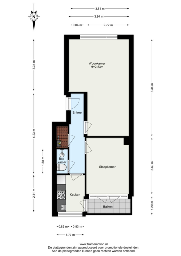 Den Hertigstraat 43B verdieping 1