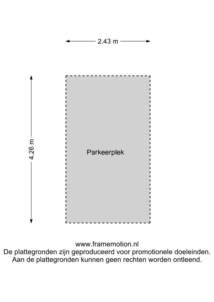 Jufferstraat 21h parkeerplek